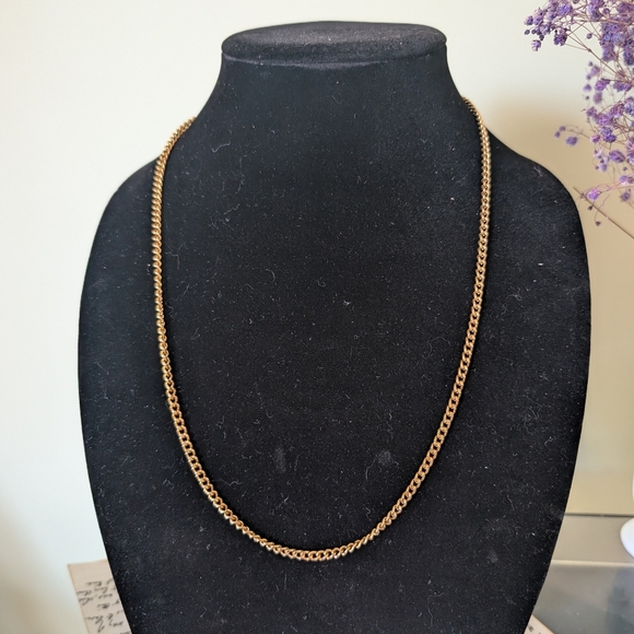 Vintage Goldtone Chain Necklace - Picture 1 of 5